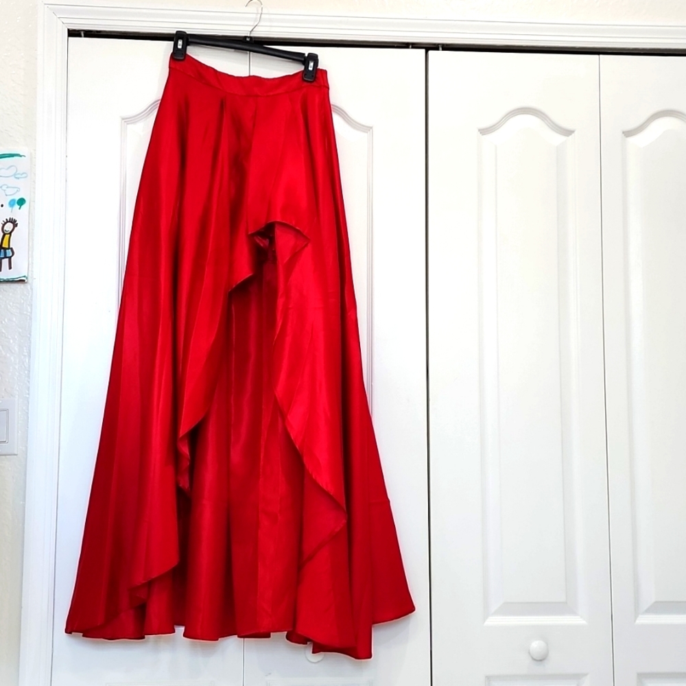 Res Silk Hi Low Skirt